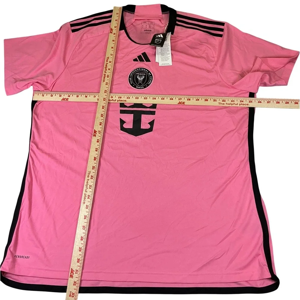 Adidas Inter Miami Messi #10 Pink Jersey Mens 2XL‎ Soccer MLS AEROREADY NEW